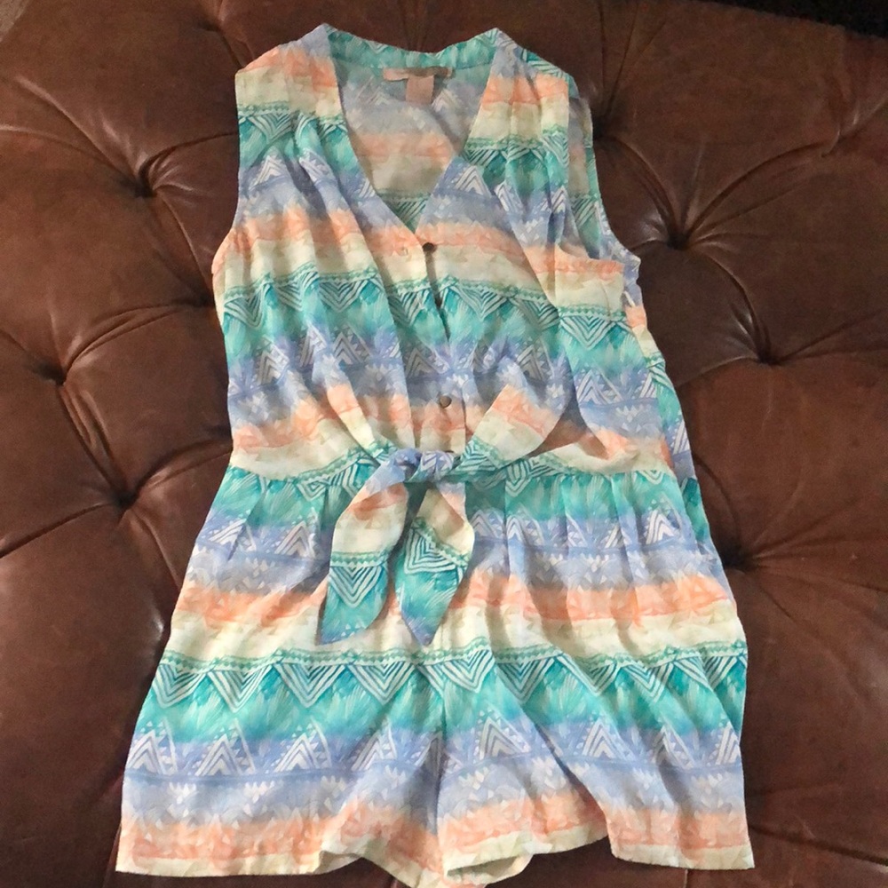 Multi Colored Romper